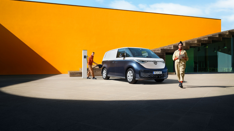VW transportbilar ID Buzz Cargo el transportbil
