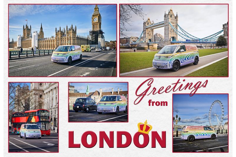 Eine Postkarte aus London.