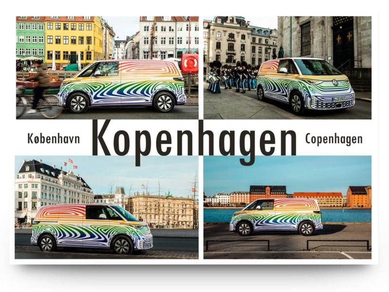  Eine Postkarte aus Kopenhagen.