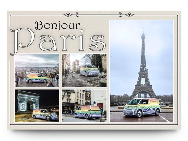 Eine Postkarte aus Paris.