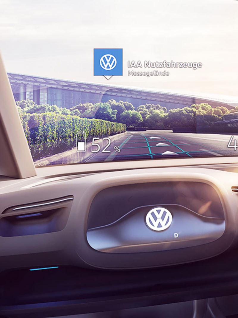 Förarplatsen i nya Volkswagen I.D. Buzz