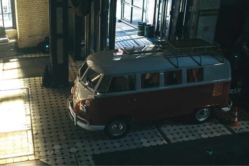 Ein VW T1 Bulli aus der Sammlung von Ewan McGregor.