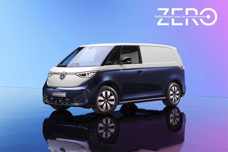 Van eléctrica ID. Buzz. Cargo. Nuevo vehículo Volkswagen. 