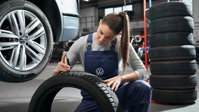 Llantas para mi Volkswagen. Conoce los servicios en nuestras concesionarias para cuidar, mantener o cambiar tus llantas.