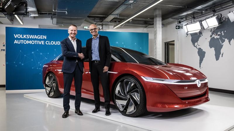 Colaboración Volkswagen y Microsoft en autos eléctricos
