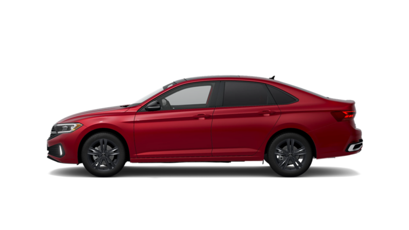 Jetta 2022 de Volkswagen en color rojo, con Wireless App Connect integrado.