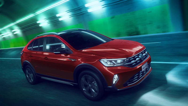 Nuevo Nivus 2022 en color rojo - Camioneta SUV de Volkswagen
