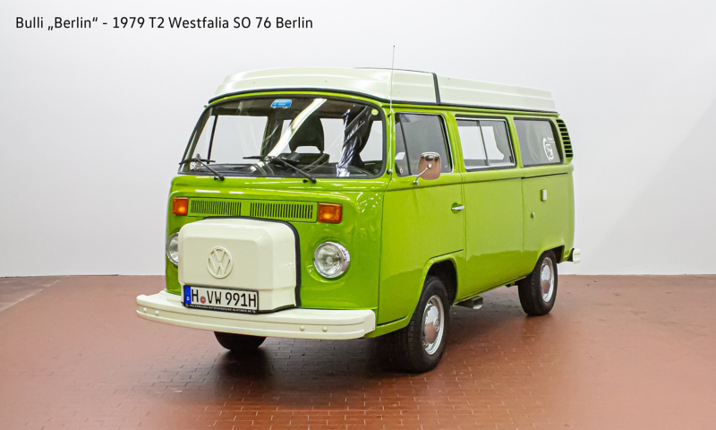 Berlin - 1979 T2 Westfalia SO 76 Berlin schräg von vorne.