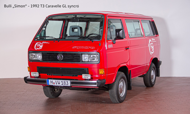 Simon - 1992 T3 Caravelle GL syncro schräg von vorne.