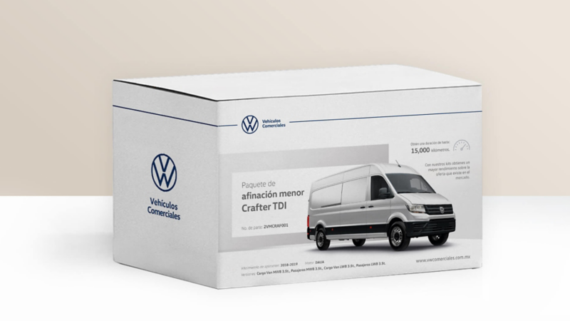 Paquete VW de refacciones para afinación menor para Crafter 2.0 TDI