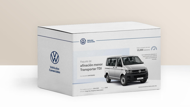 Kit VW de refacciones para afinación menor para Transporter 2.0 TDI