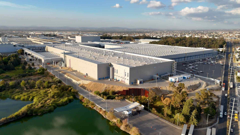 Volkswagen México. Vista panorámica de la planta VW de Puebla. 