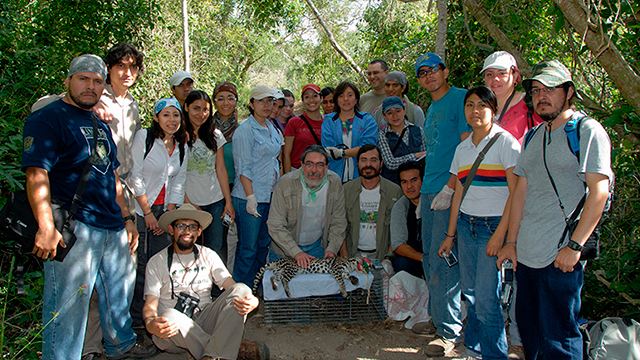 Equipo realizando investigación científica para conservación biológica para concurso Por Amor a México de VW