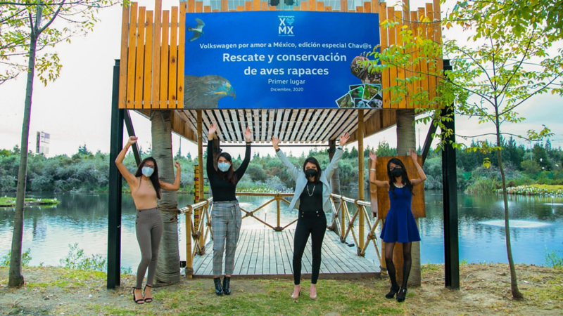 Proyecto Ecológico ganador “Estrategias biológicas y sociales para el rescate y conservación de aves rapaces”.