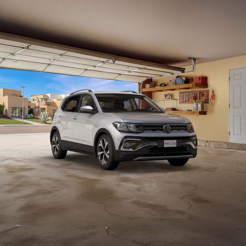 Taigun Volkswagen de color gris