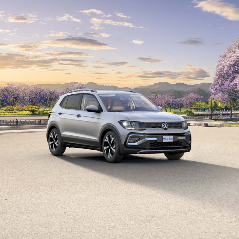 Taigun Volkswagen de color gris