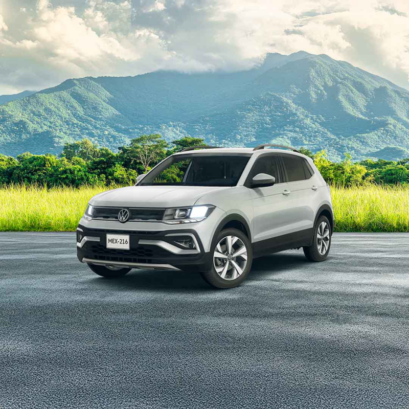 Taigun de Volkswagen. SUV 5 pasajeros en color azul