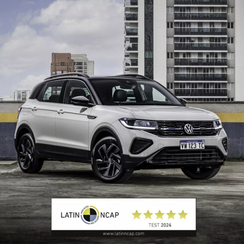 VW T Cross - El SUV con maxima calificacion de seguridad en pruebas Latin NCAP