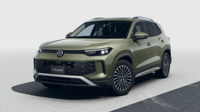 Volkswagen Tiguan 2025 en color azul-