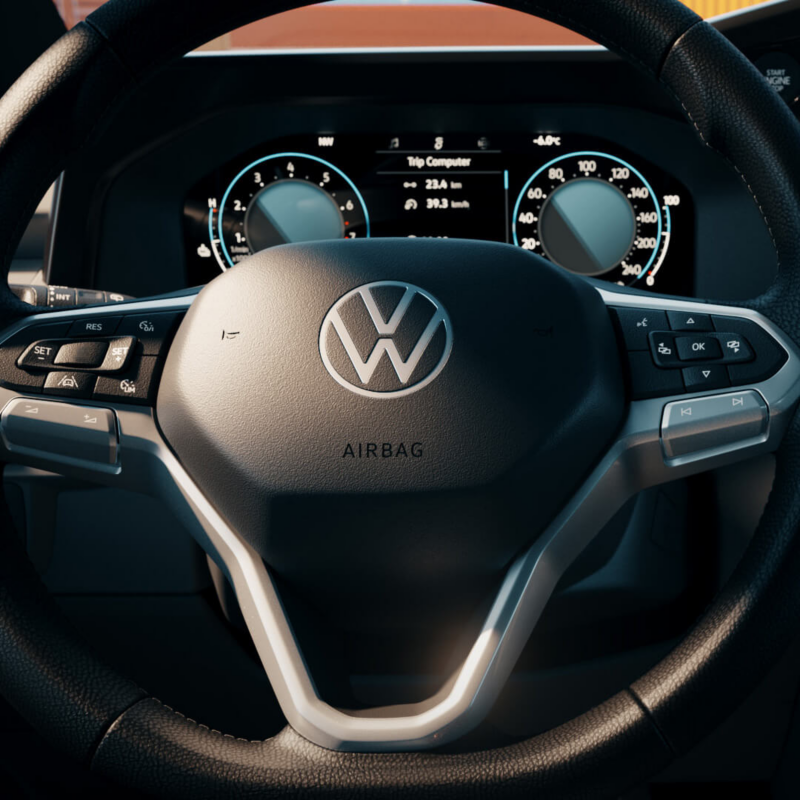 Volante multifunción de la camioneta VW Transporter Cargo