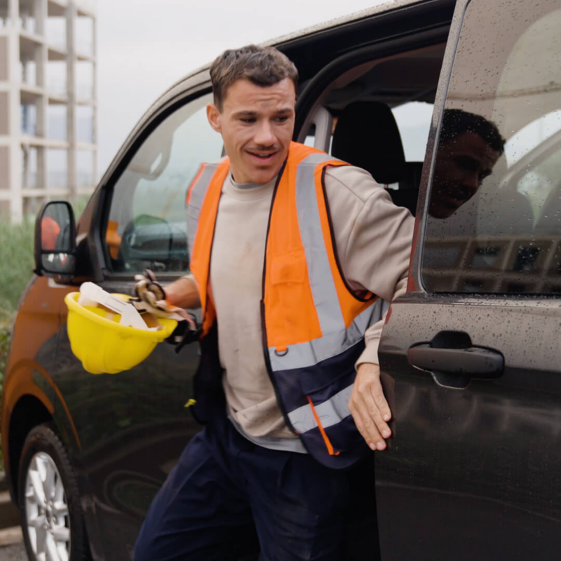 Puertas laterales del vehículo de pasajeros VW Transporter