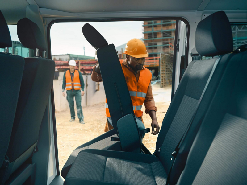 VW Transporter Pasajeros con asientos con tapizados de gran durabilidad