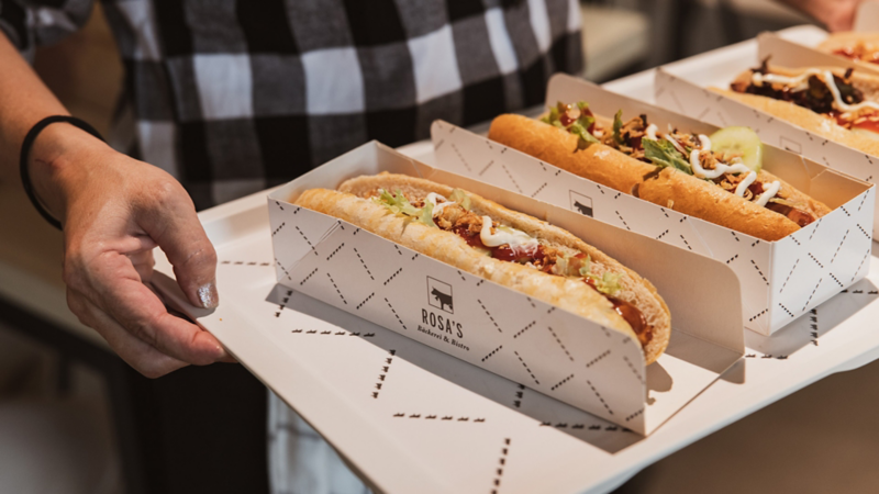 Schmackhafte Sandwiches aus Rosa’s Bäckerei & Bistro.