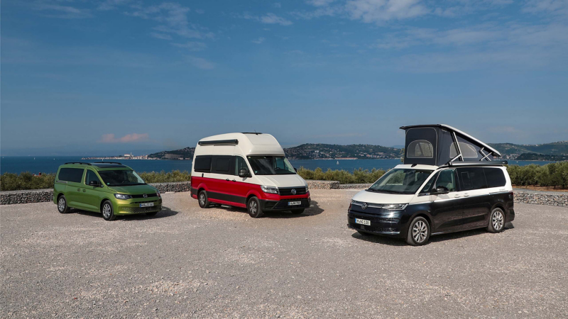 Campingmodellerna Caddy California, California och Grand California