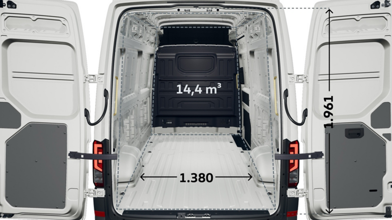 VW Crafter Skåp lastutrymme L4H3