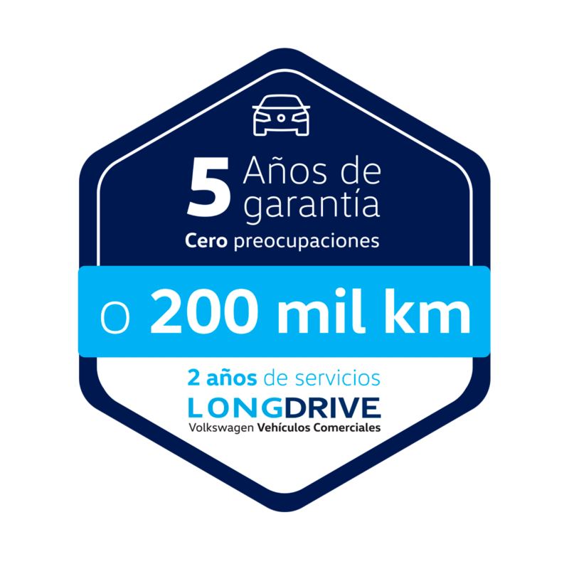 5 años de garantía y 2 años de servicios LONGDRIVE para Transporter