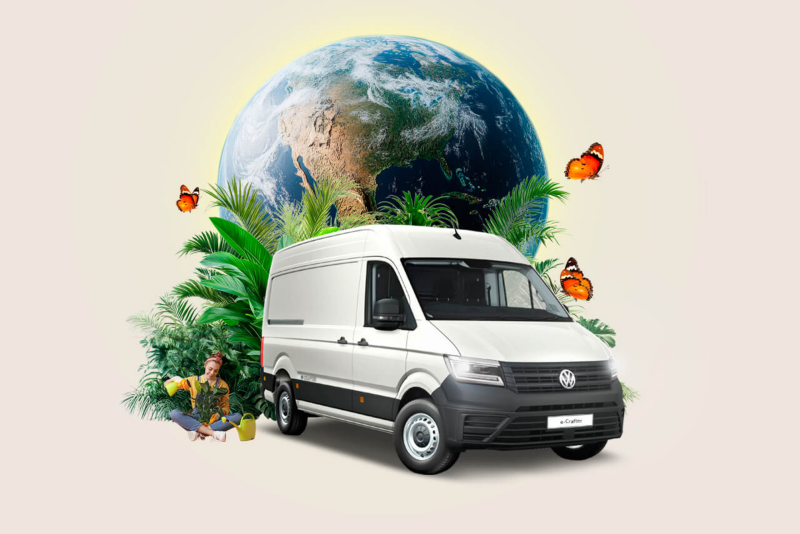 e-Crafter libre de emisiones, opera con un impacto ambiental mínimo