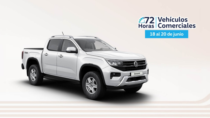 Adquiere una pickup nueva VW Amarok durante las 72 horas de Vehículos Comerciales