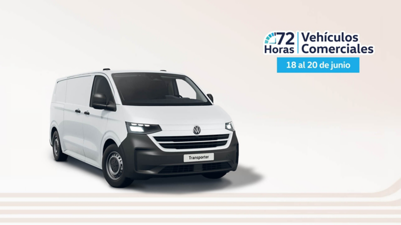 Aprovecha la promoción especial de Transporter Cargo Van durante las 72 horas VW Vehículos Comerciales