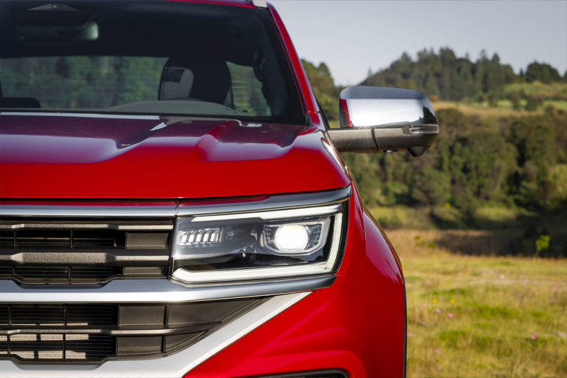 Vista frontal de Amarok, la mejor camioneta tipo pickup 2026 en México