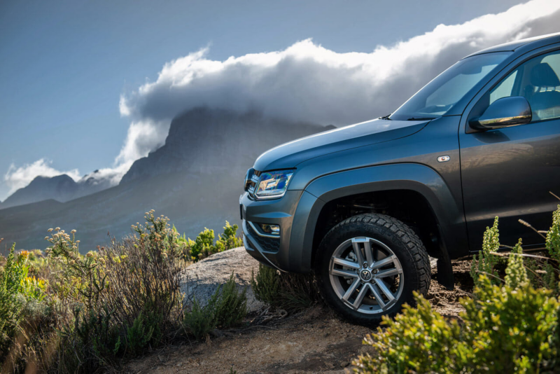 Camioneta de trabajo VW Amarok con tracción 4x4