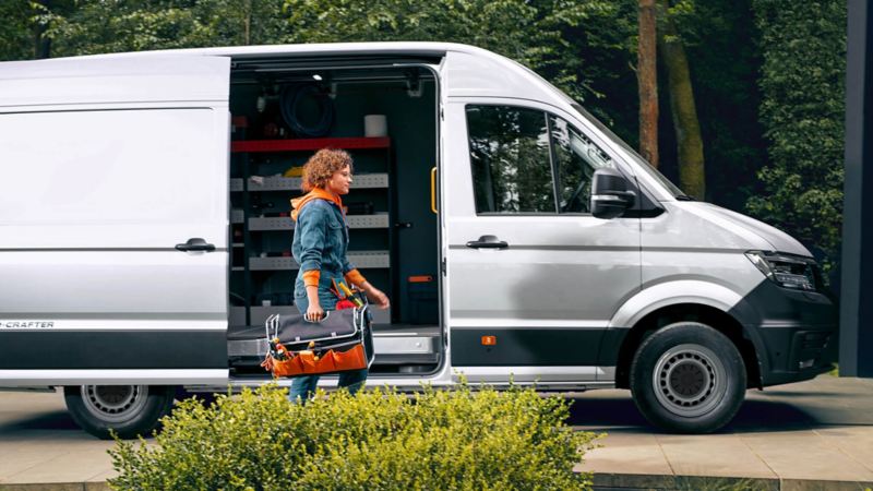 Capacidad de carga de camioneta eléctrica e-Crafter VW