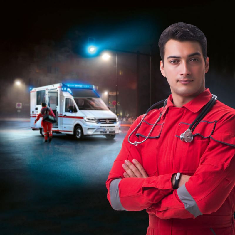 VW e-Crafter para ambulancia y servicios médicos 