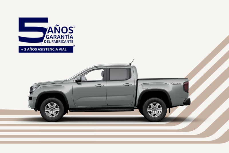 Garantía de fábrica para camioneta tipo pickup Amarok VW 2025