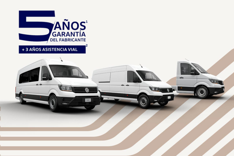 Garantía Volkswagen para camioneta de trabajo Nuevo Transporter Cargo Van 2025