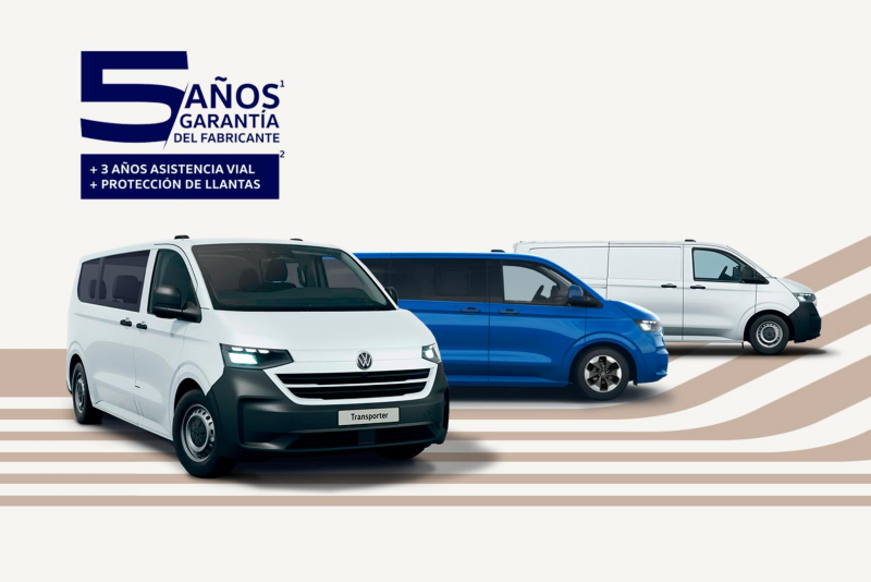 Garantía Volkswagen para camioneta de trabajo Nuevo Transporter Cargo Van 2026