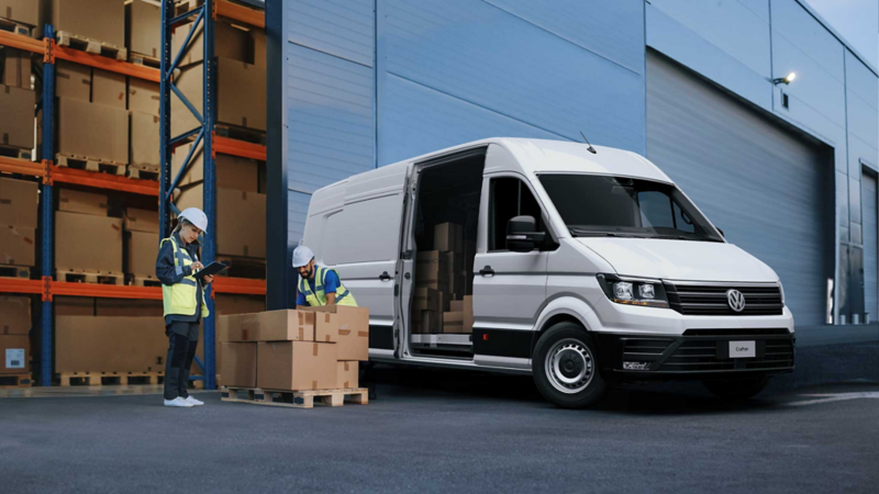 Van de carga Volkswagen, con gran espacio interior