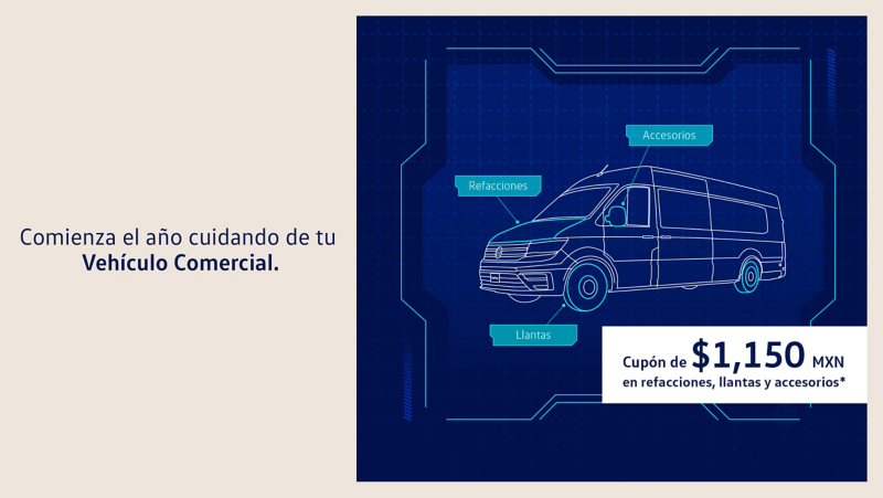 Descuento de $900 MXN en refacciones y accesorios