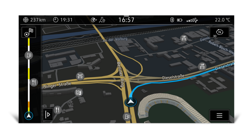 système de navigation du Multivan 6.1.