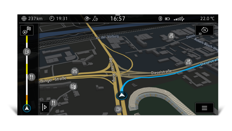 système de navigation du Multivan 6.1.