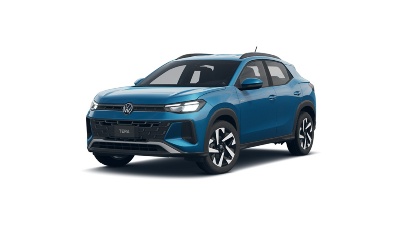 Camionetas SUV de Volkswagen. Volkswagen Tera en color exterior azul.