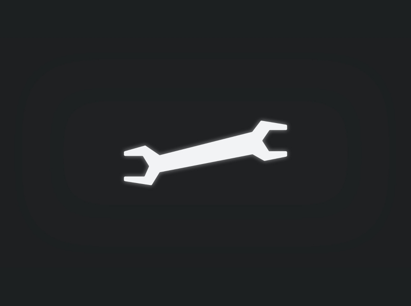 Graphic showing a spanner. 