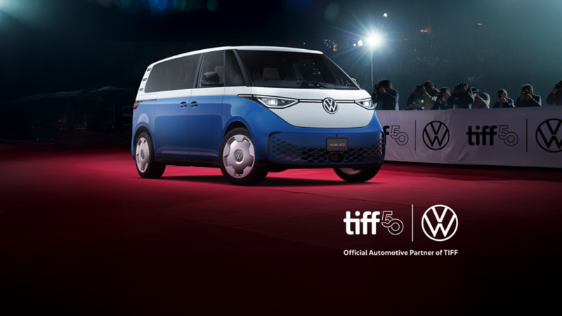 A blue ID. Buzz on the red carpet at TIFF.