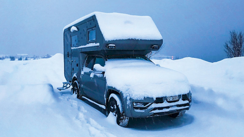 Amarok sta nella neve