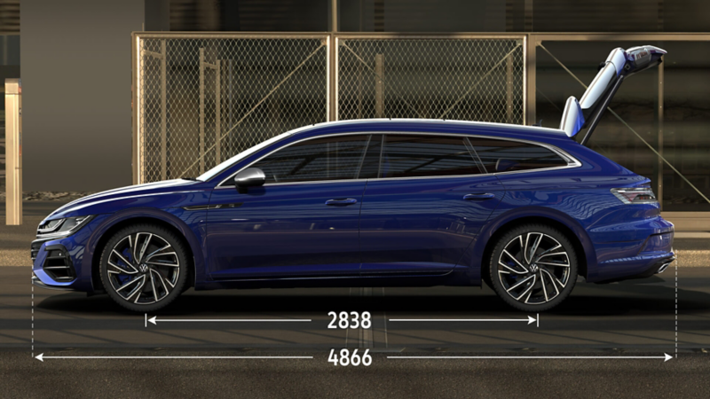 Arteon Shooting Brake R wheelbase dimensions