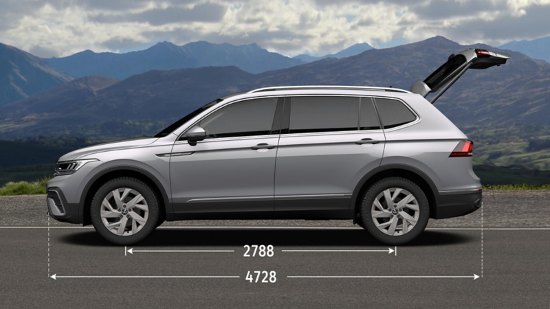 Tiguan Allspace wheelbase dimensions